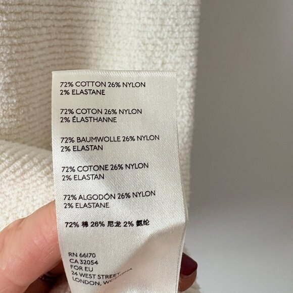 Free People Ottoman Slouchy Tunic Sweater Top Ecru White Size Small - Picture 9 of 10